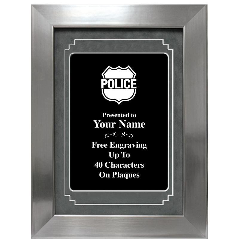 9 X 12 GROVE BLACK MTL PLT PLQ