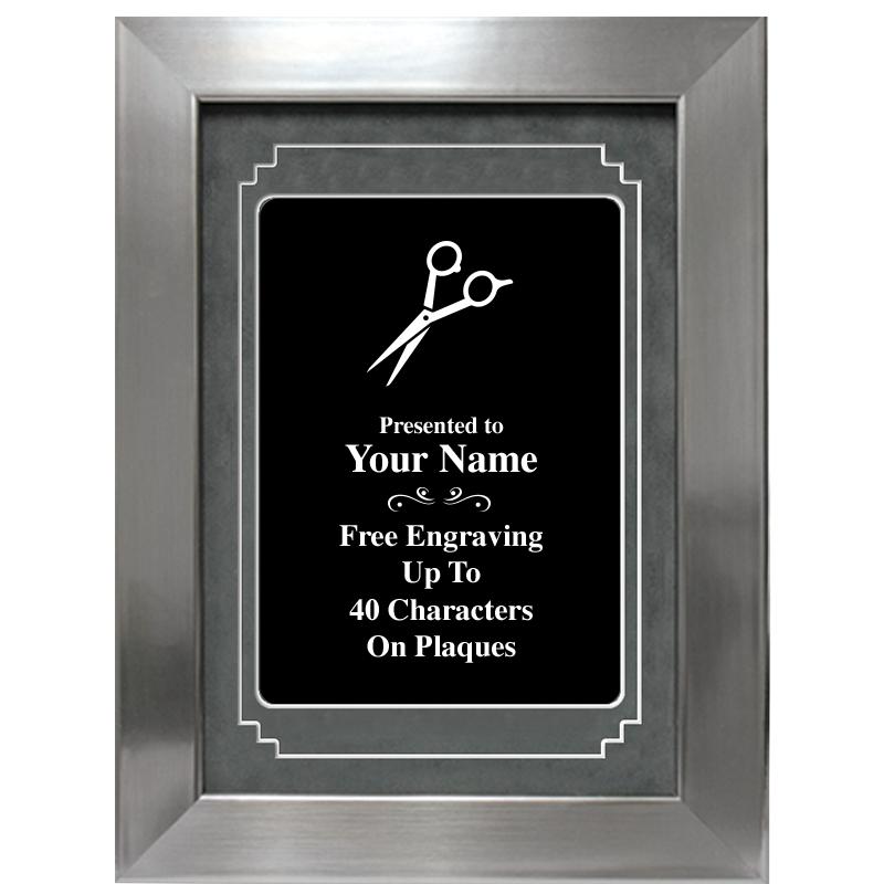 9 X 12 GROVE BLACK MTL PLT PLQ