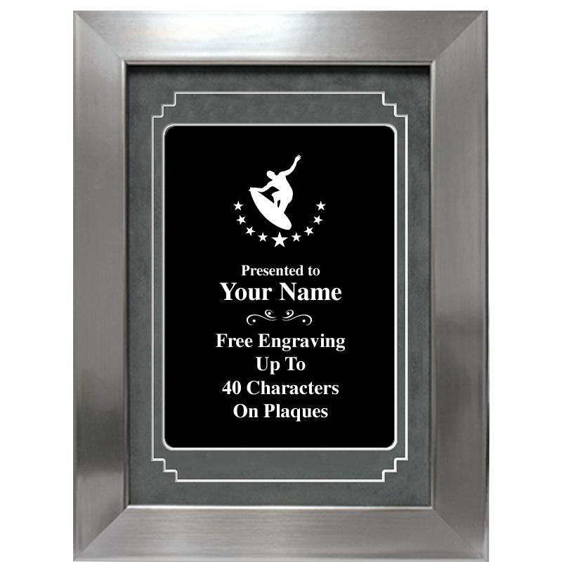 9 X 12 GROVE BLACK MTL PLT PLQ