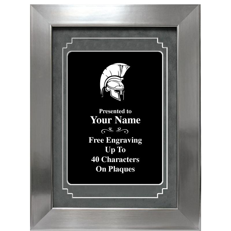 9 X 12 GROVE BLACK MTL PLT PLQ