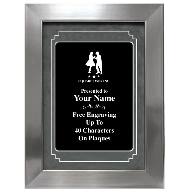 9 X 12 GROVE BLACK MTL PLT PLQ