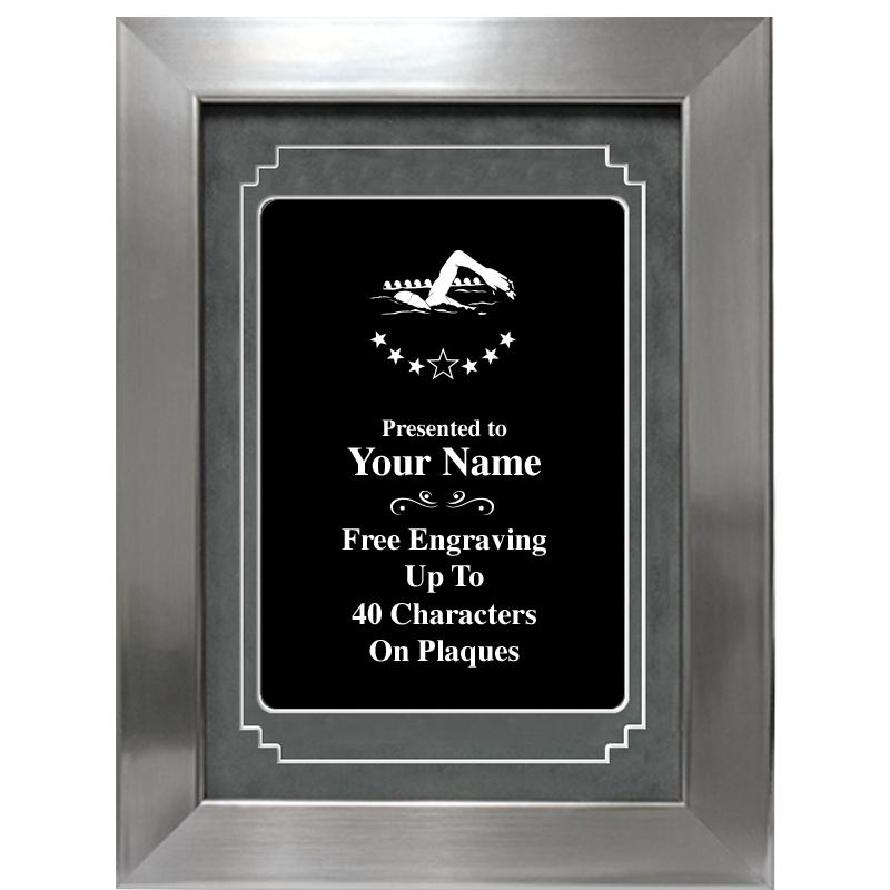 9 X 12 GROVE BLACK MTL PLT PLQ