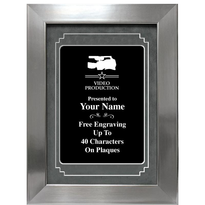 9 X 12 GROVE BLACK MTL PLT PLQ