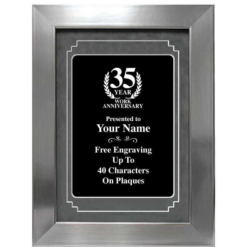 9 X 12 GROVE BLACK MTL PLT PLQ