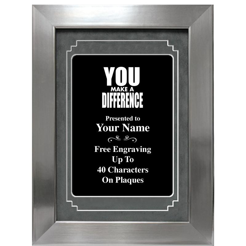 9 X 12 GROVE BLACK MTL PLT PLQ