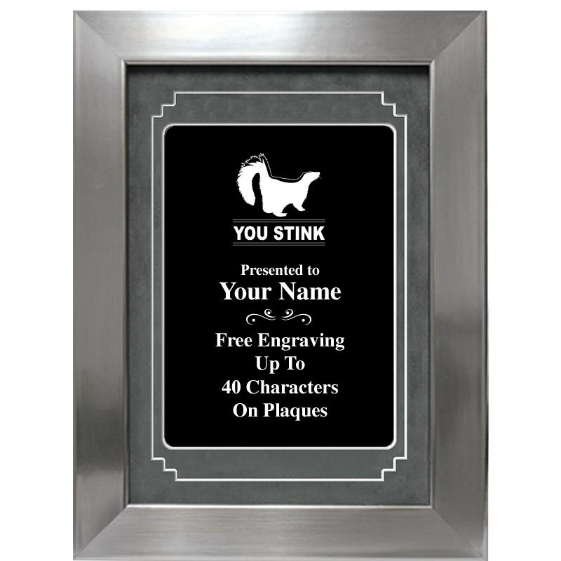 9 X 12 GROVE BLACK MTL PLT PLQ