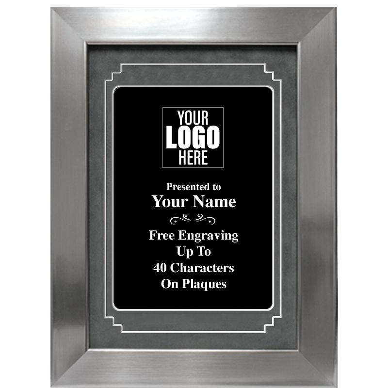 9 X 12 GROVE BLACK MTL PLT PLQ