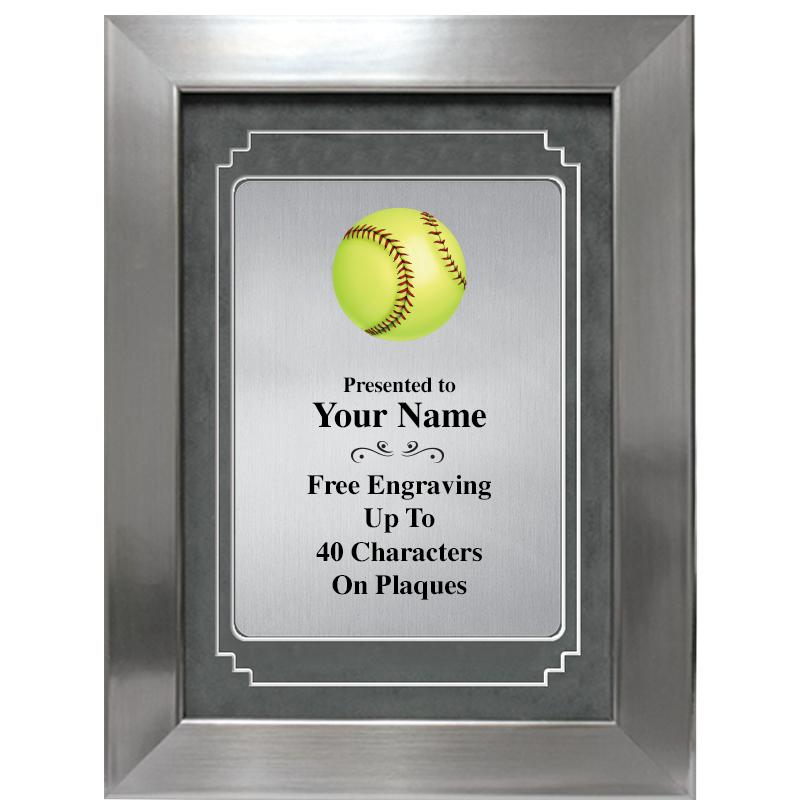 9 X 12 GRV SILVER MTL PLT PLQ