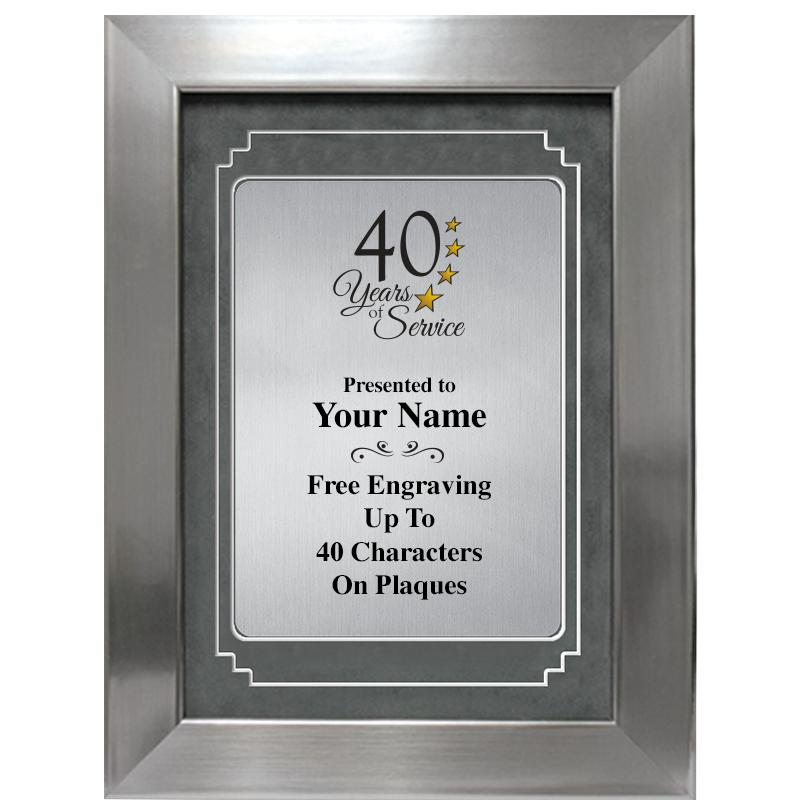 9 X 12 GRV SILVER MTL PLT PLQ