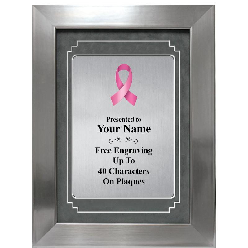 9 X 12 GRV SILVER MTL PLT PLQ