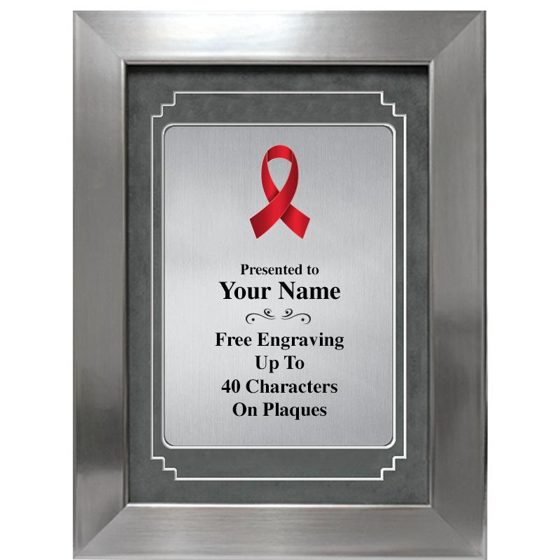 9 X 12 GRV SILVER MTL PLT PLQ