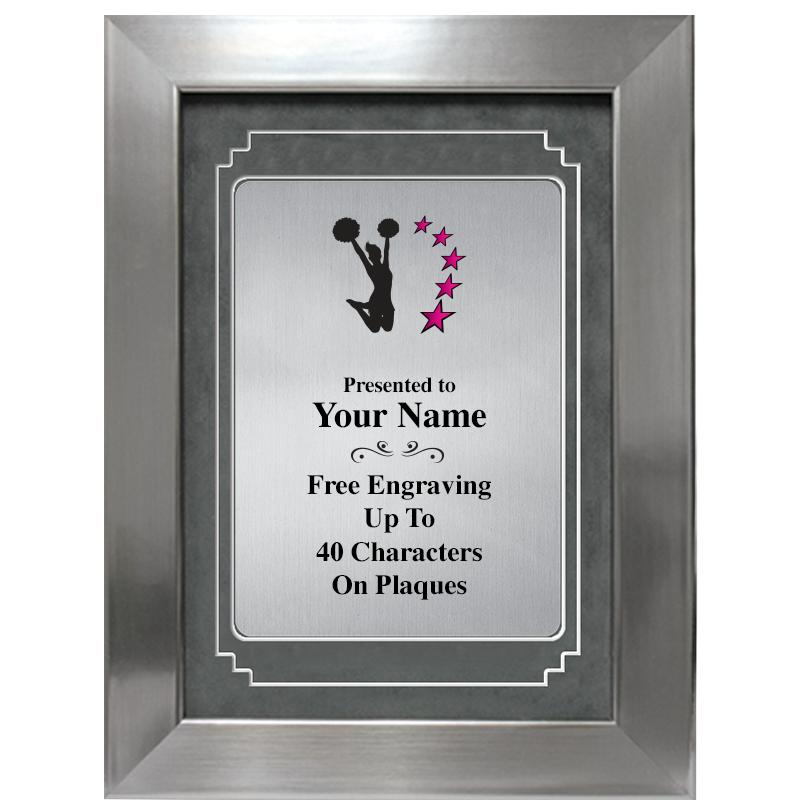 9 X 12 GRV SILVER MTL PLT PLQ