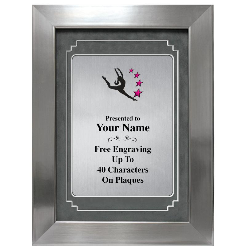 9 X 12 GRV SILVER MTL PLT PLQ