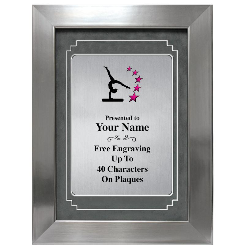 9 X 12 GRV SILVER MTL PLT PLQ