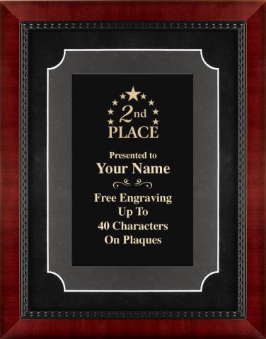 Framed Awards | Heirloom Frame Silver Metal Virtue Cups Plaque