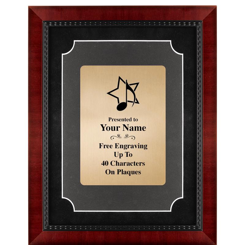 11X14 HEIRLOOM MTL GD PLT PLQ