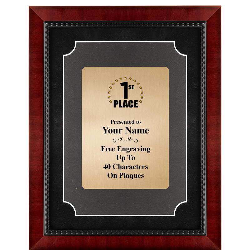 11X14 HEIRLOOM MTL GD PLT PLQ