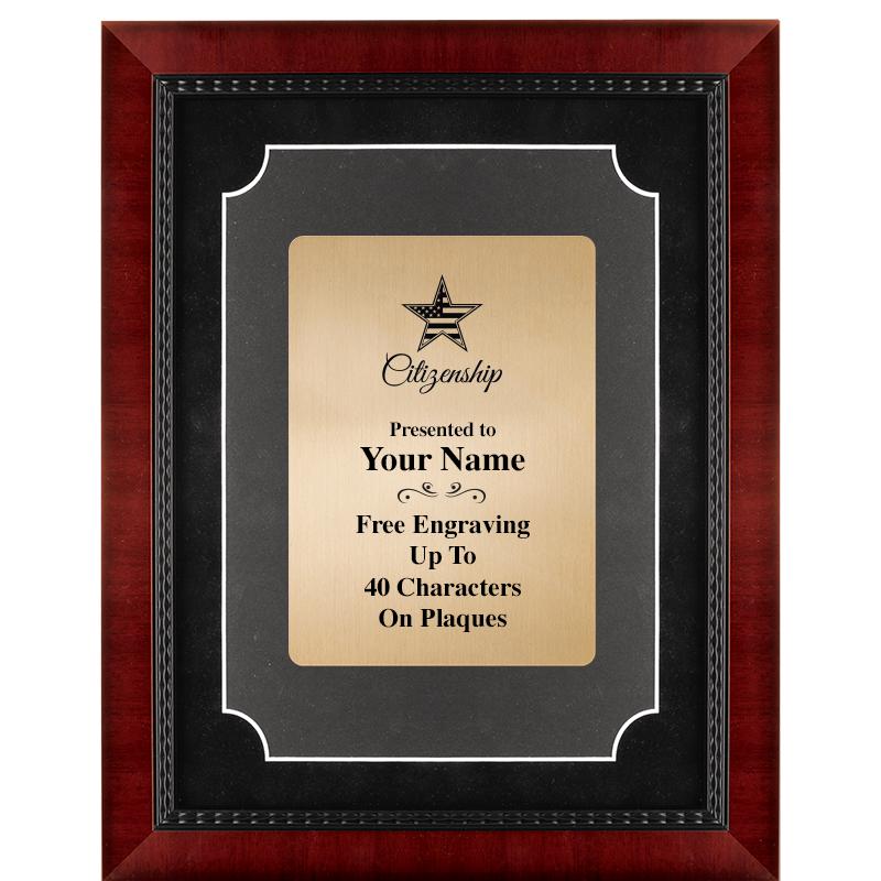 11X14 HEIRLOOM MTL GD PLT PLQ