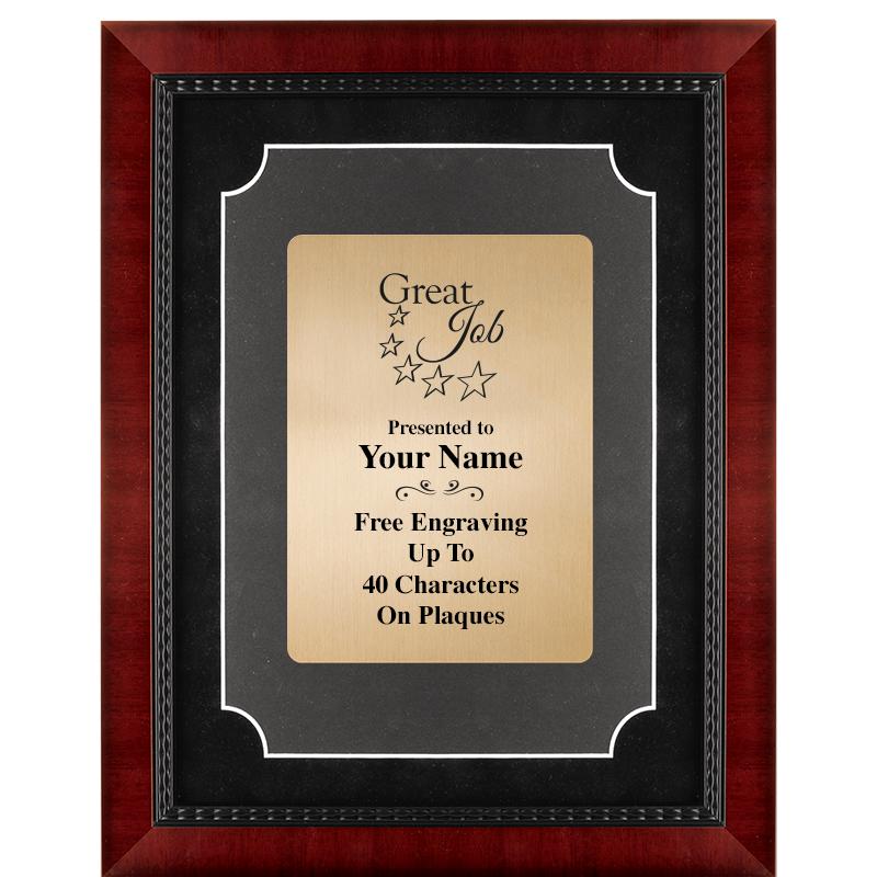 11X14 HEIRLOOM MTL GD PLT PLQ