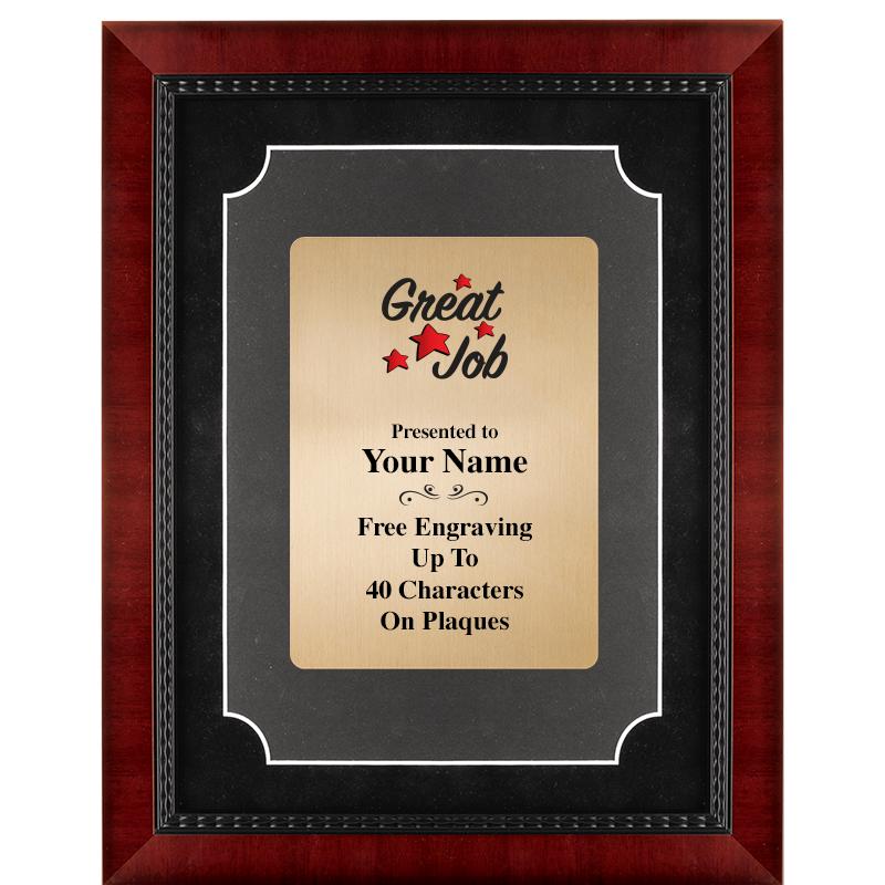 11X14 HEIRLOOM MTL GD PLT PLQ