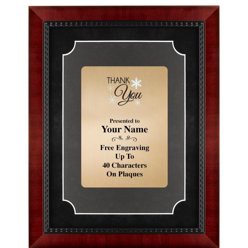 11X14 HEIRLOOM MTL GD PLT PLQ