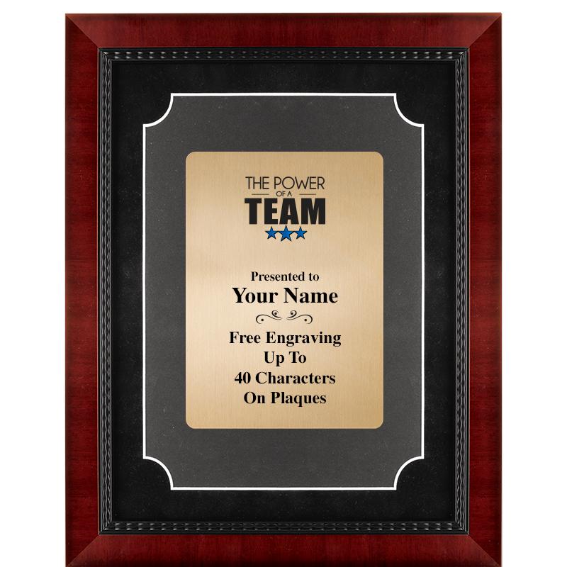 11X14 HEIRLOOM MTL GD PLT PLQ