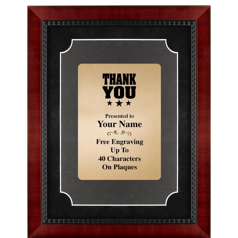 11X14 HEIRLOOM MTL GD PLT PLQ