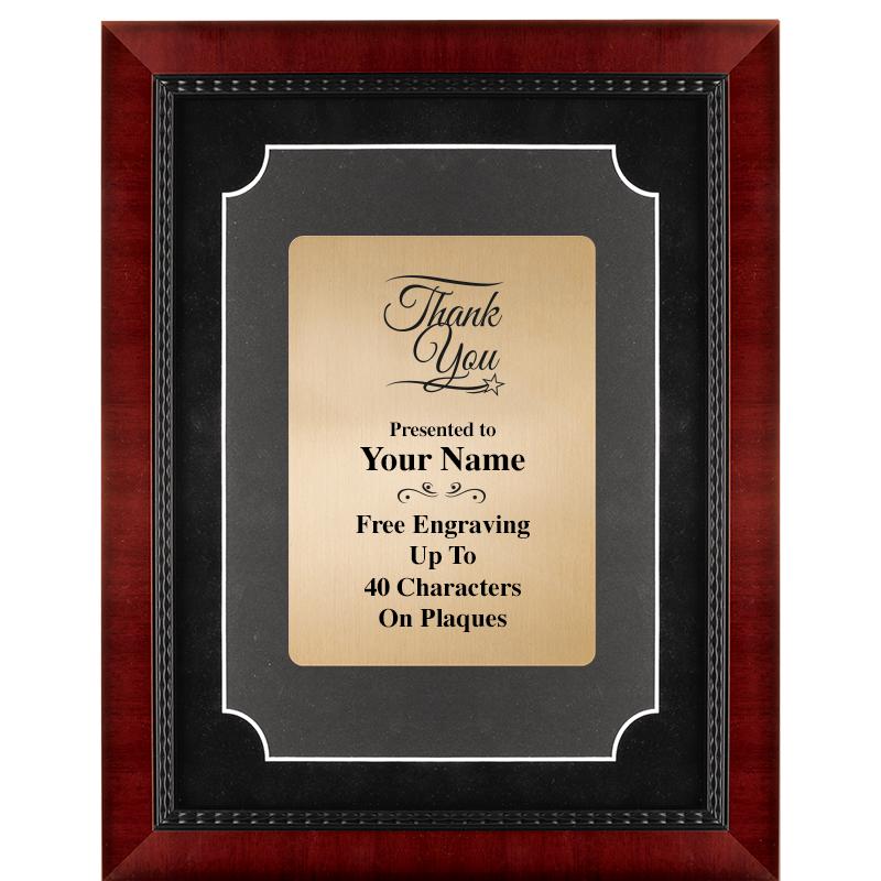 11X14 HEIRLOOM MTL GD PLT PLQ