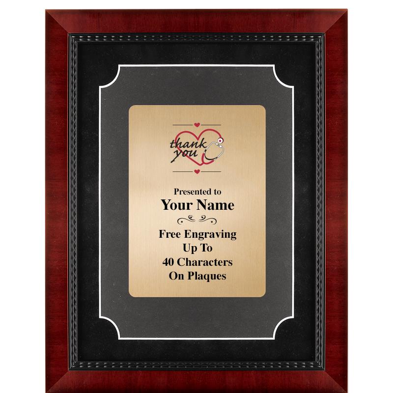 11X14 HEIRLOOM MTL GD PLT PLQ