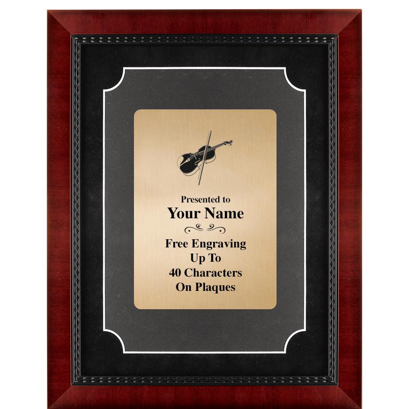 11X14 HEIRLOOM MTL GD PLT PLQ