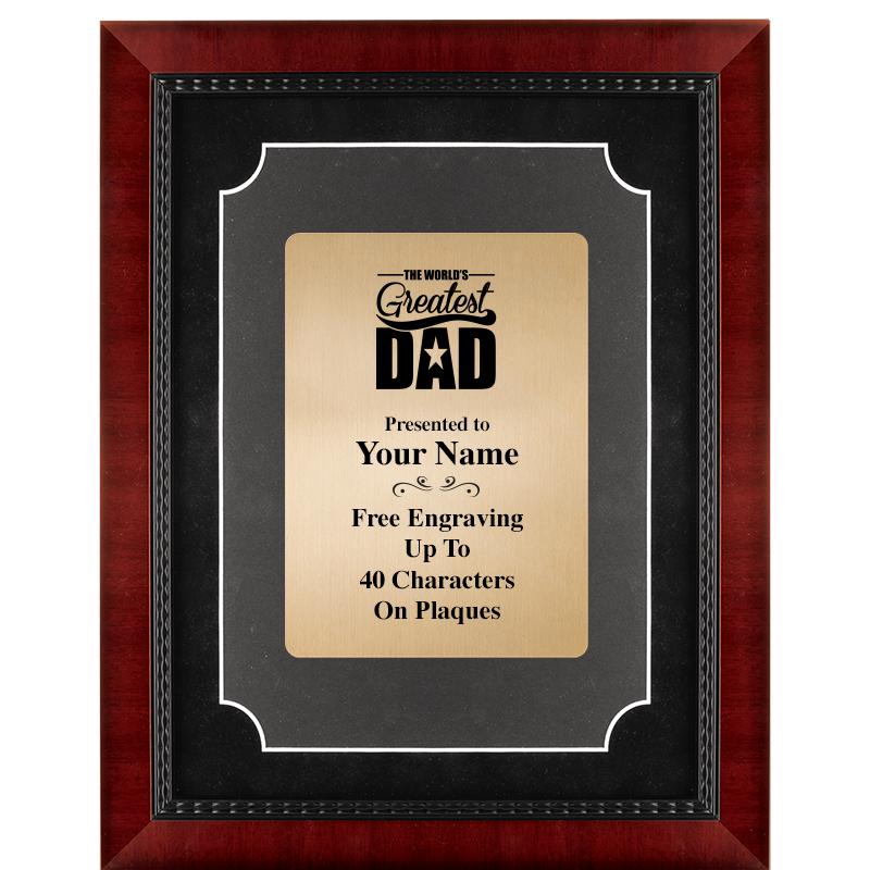 11X14 HEIRLOOM MTL GD PLT PLQ