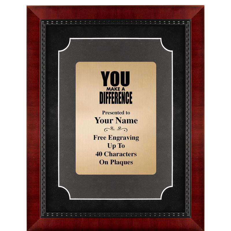 11X14 HEIRLOOM MTL GD PLT PLQ