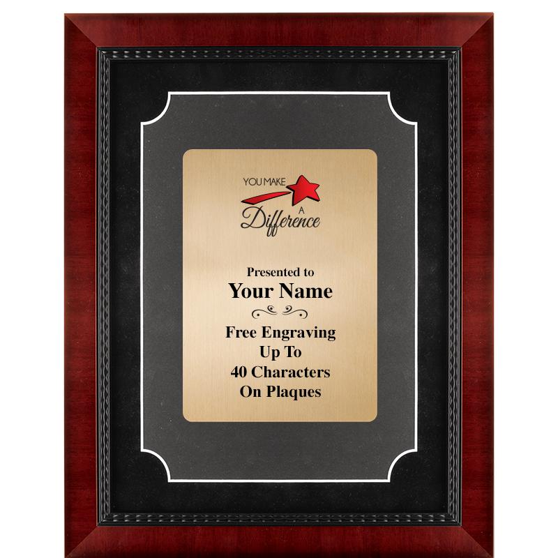 11X14 HEIRLOOM MTL GD PLT PLQ