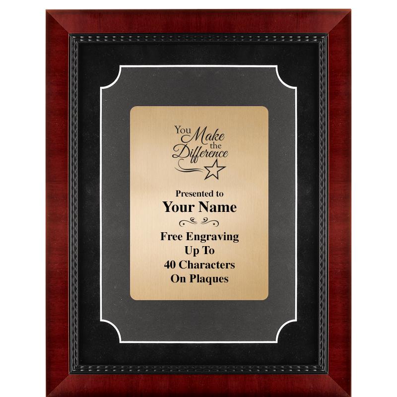 11X14 HEIRLOOM MTL GD PLT PLQ