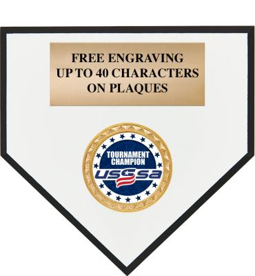 USSSA Home Plate Insert Plaques