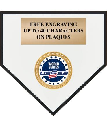 USSSA Home Plate Insert Plaques
