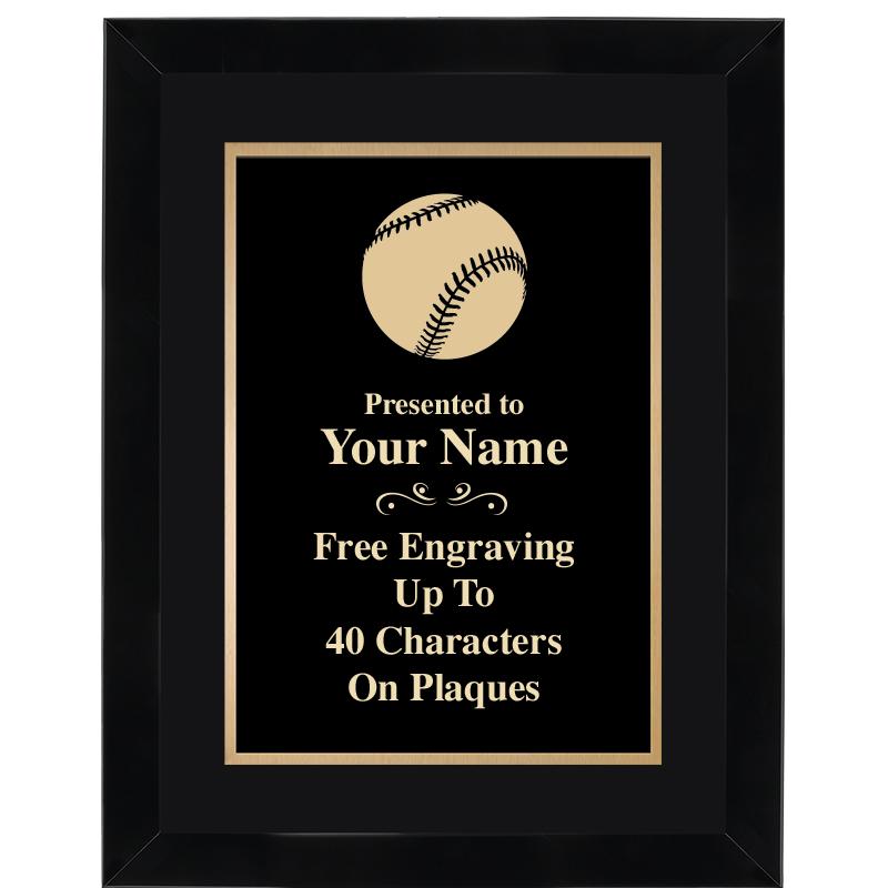 11X14"BLCK WOOD OMEGA FRAME PL