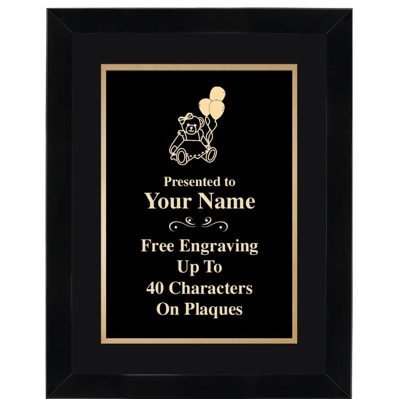 11X14"BLCK WOOD OMEGA FRAME PL