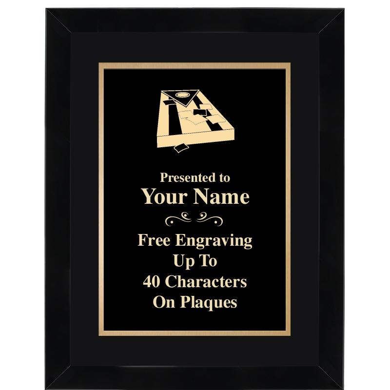 11X14"BLCK WOOD OMEGA FRAME PL