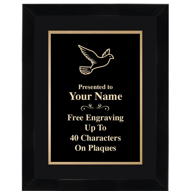 11X14"BLCK WOOD OMEGA FRAME PL