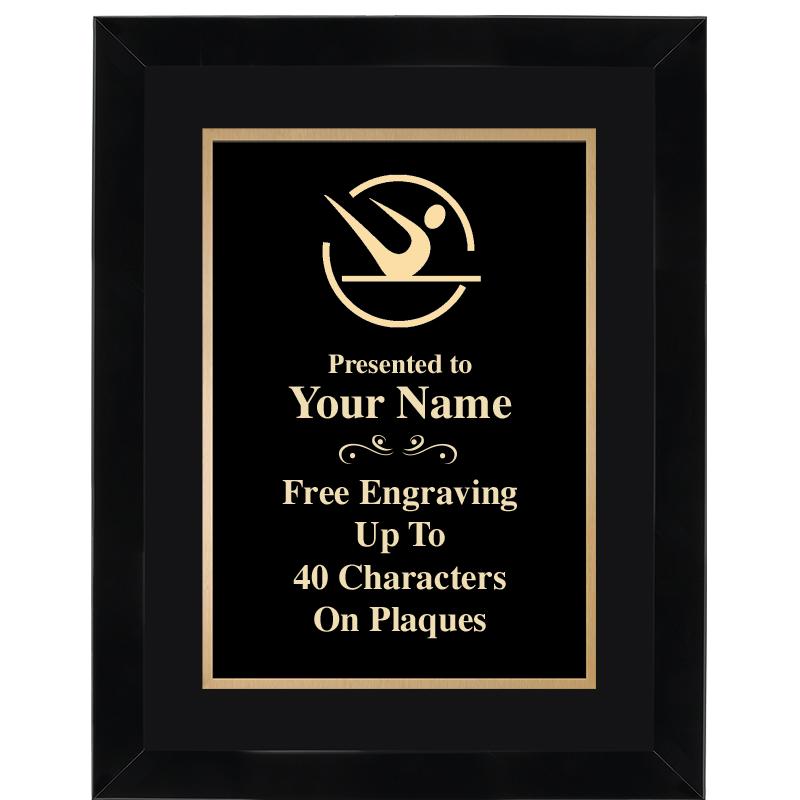 11X14"BLCK WOOD OMEGA FRAME PL