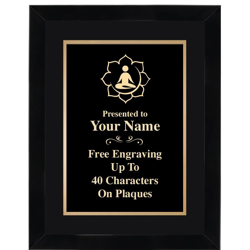 11X14"BLCK WOOD OMEGA FRAME PL