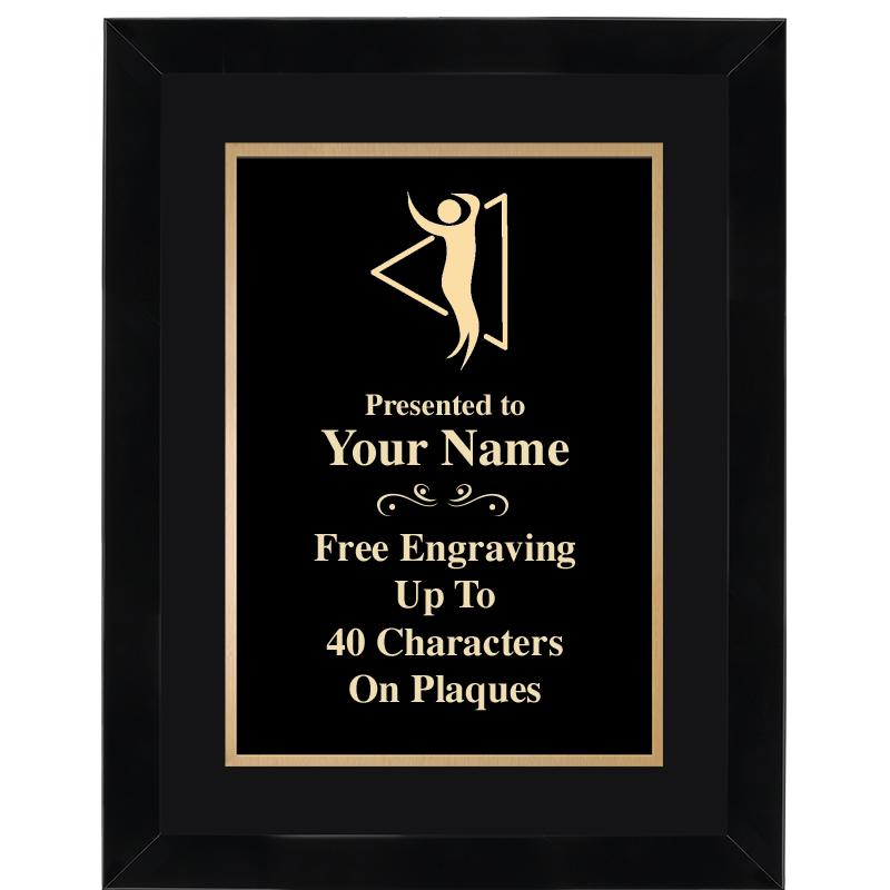 11X14"BLCK WOOD OMEGA FRAME PL