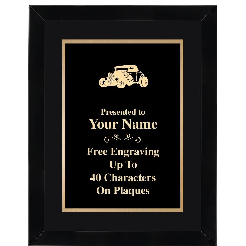 11X14"BLCK WOOD OMEGA FRAME PL