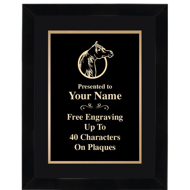 11X14"BLCK WOOD OMEGA FRAME PL