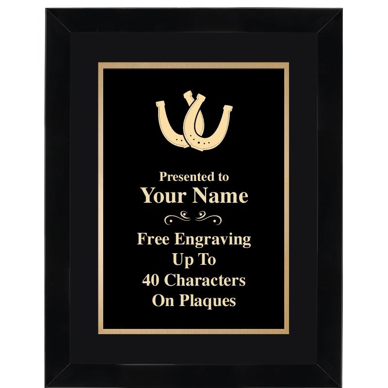 11X14"BLCK WOOD OMEGA FRAME PL