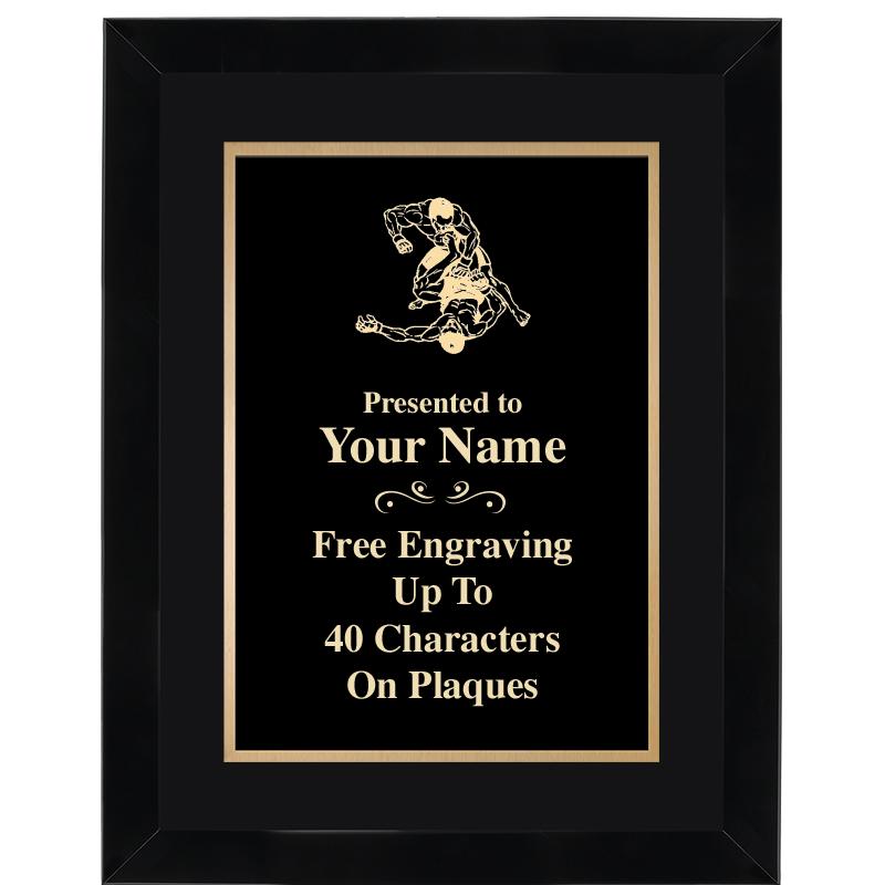 11X14"BLCK WOOD OMEGA FRAME PL