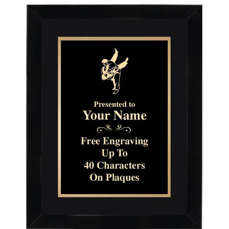 11X14"BLCK WOOD OMEGA FRAME PL