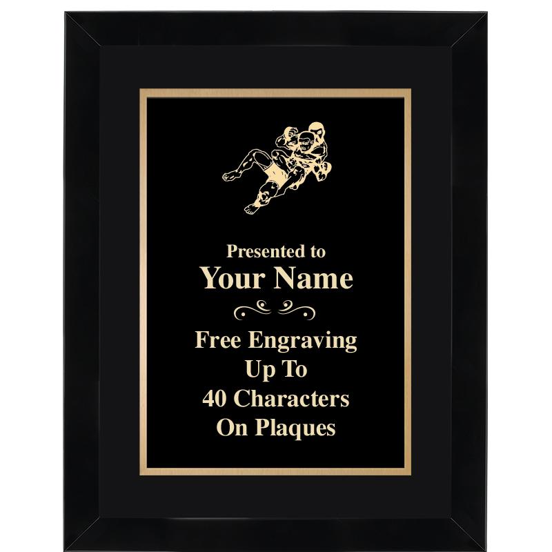 11X14"BLCK WOOD OMEGA FRAME PL