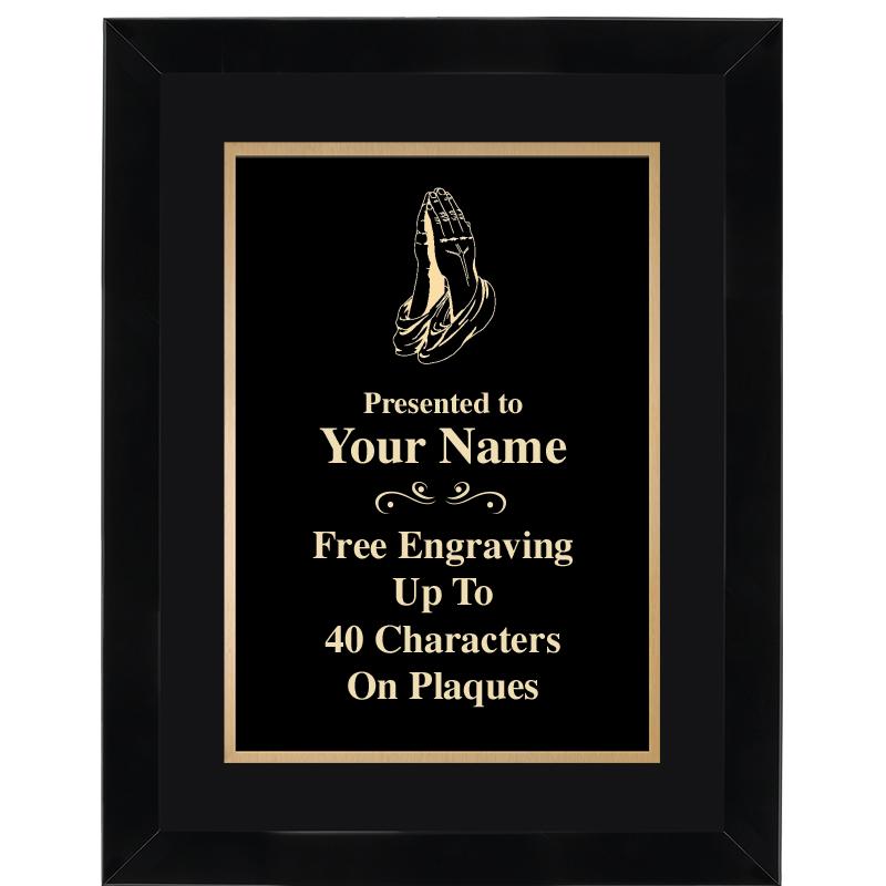 11X14"BLCK WOOD OMEGA FRAME PL